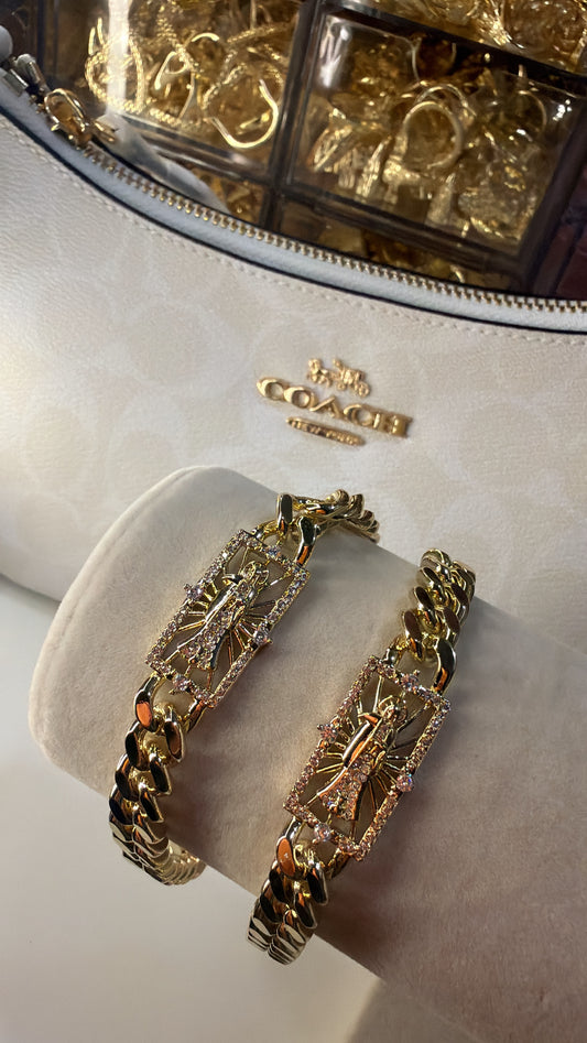 Santa muerte bracelet