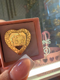 cherry nugget ring
