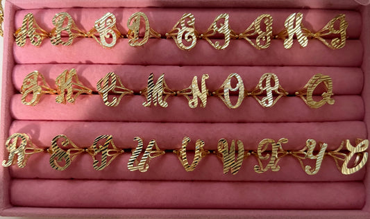 Cursive initials ( adjustable )