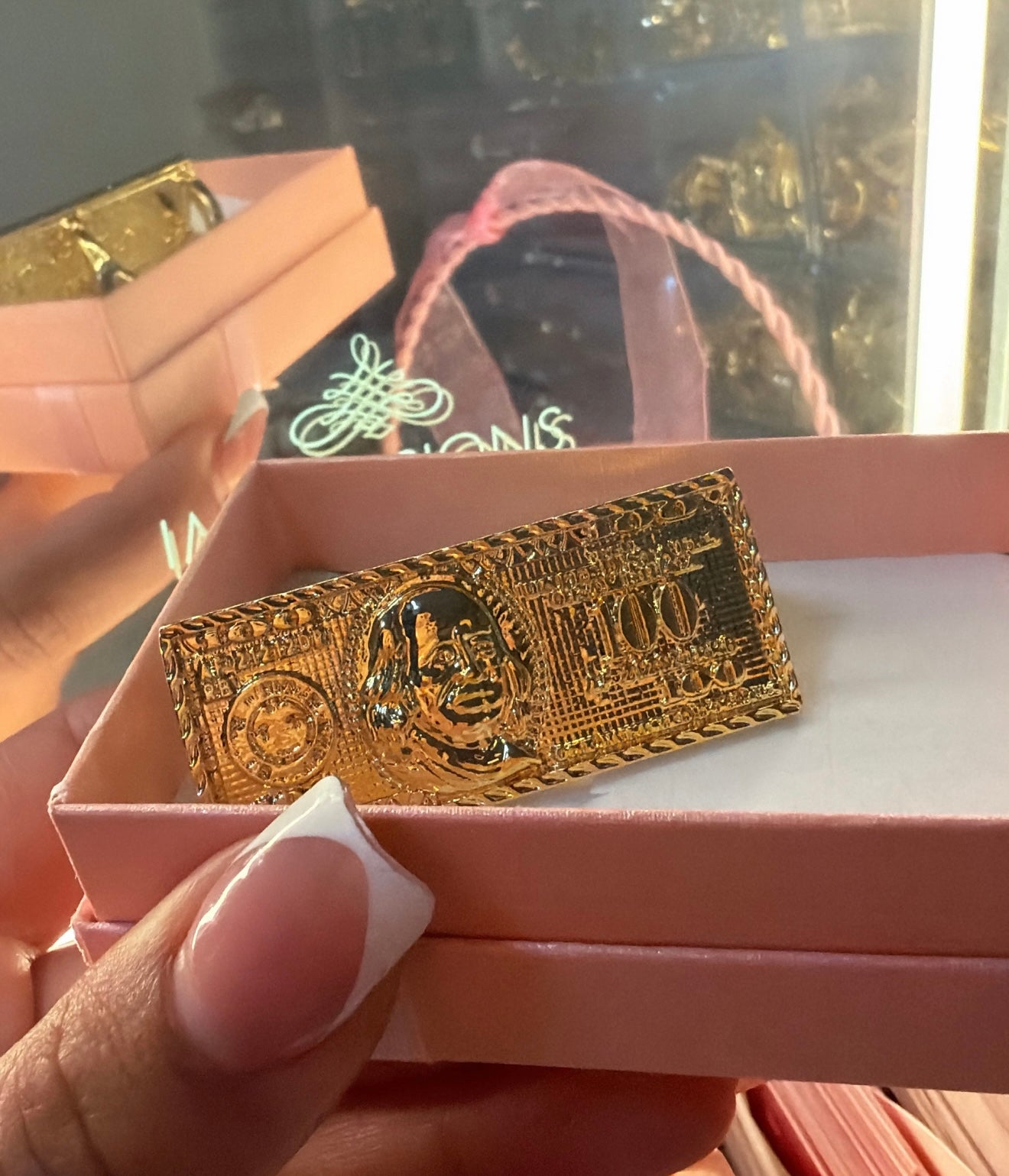 100 double ring