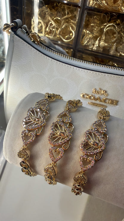Hearty virgen bracelet