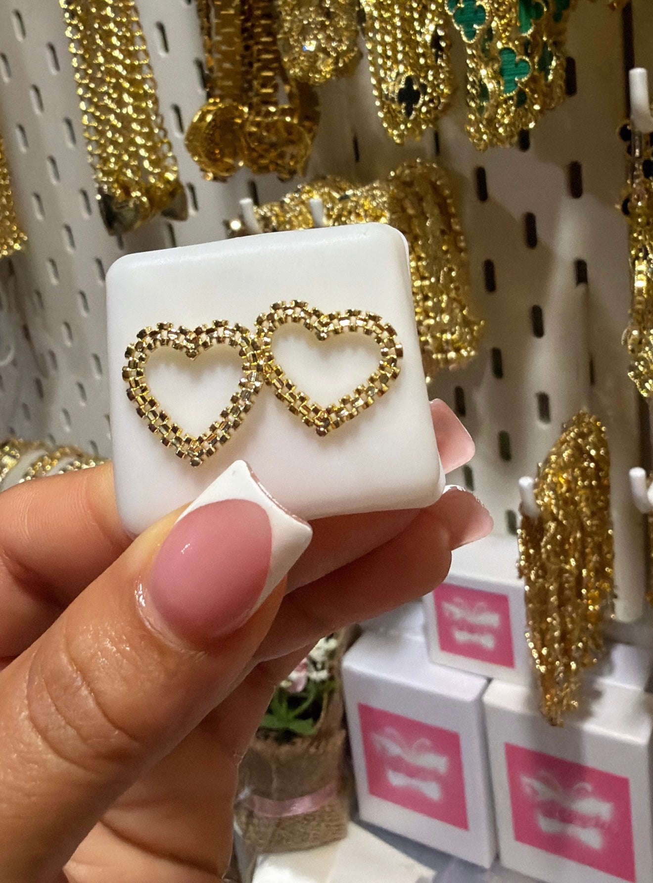 Chain earrings