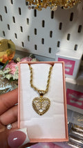 White butterfly sparkly chain
