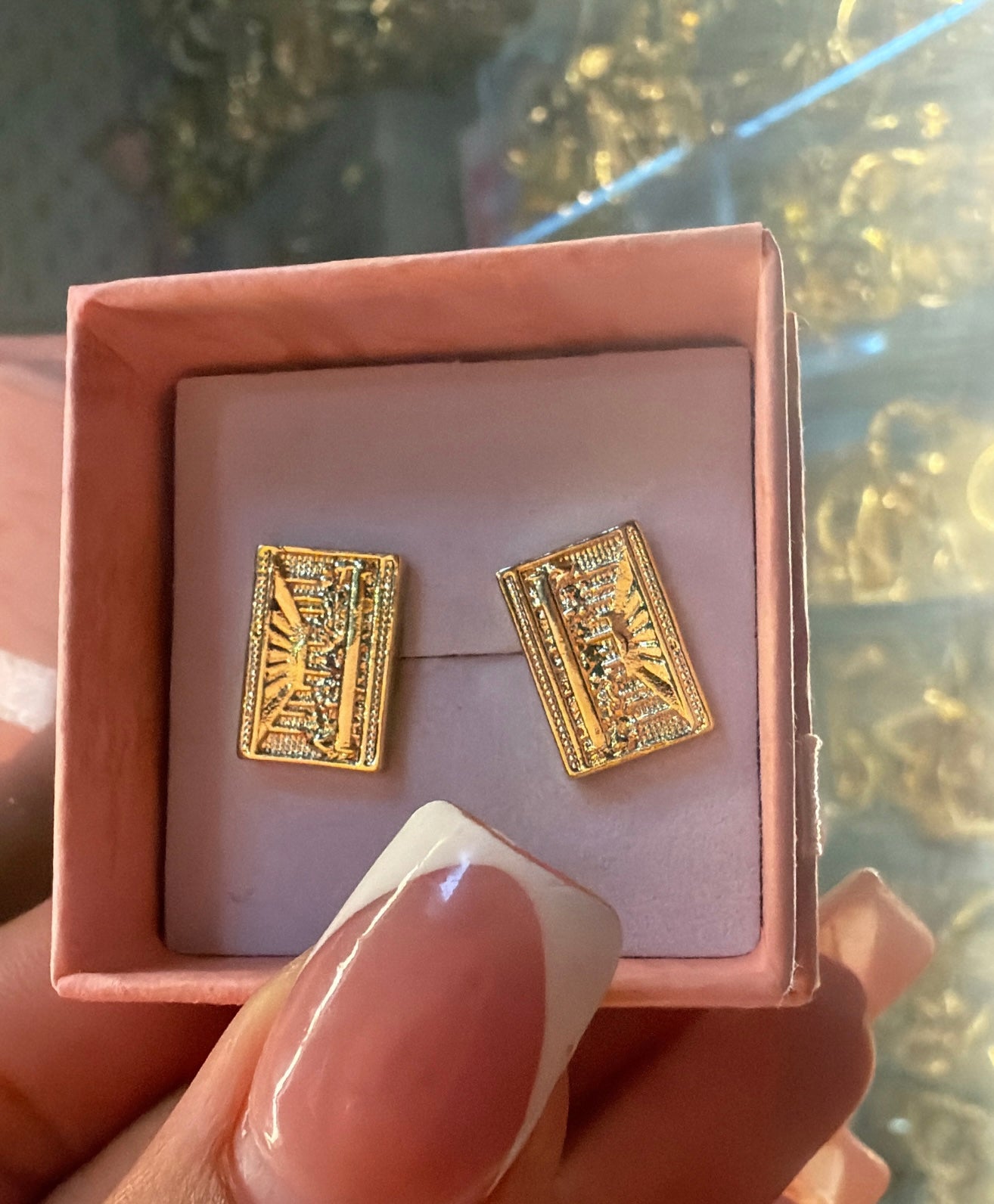 Última cena earrings