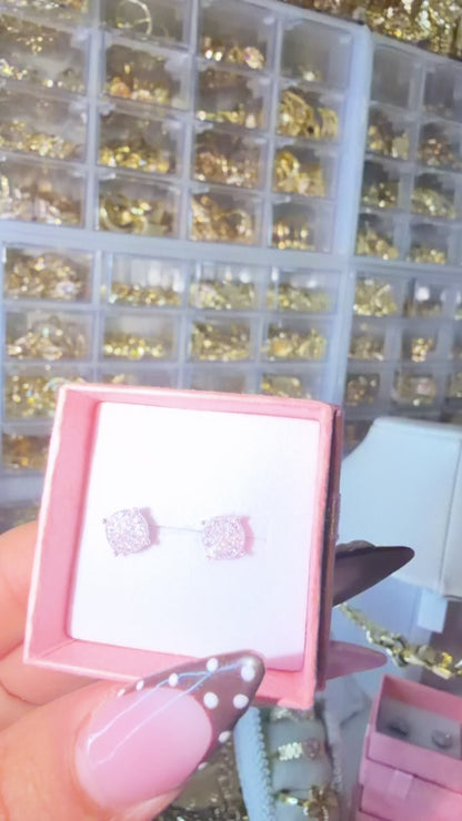 VVS S925 small round shape earrings