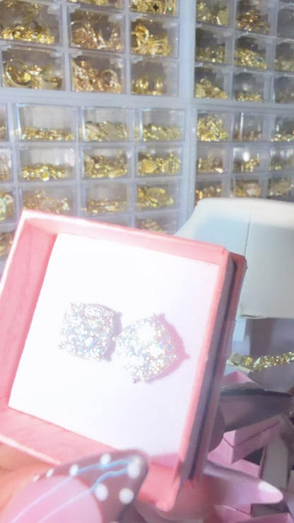 VVS S925 square earrings